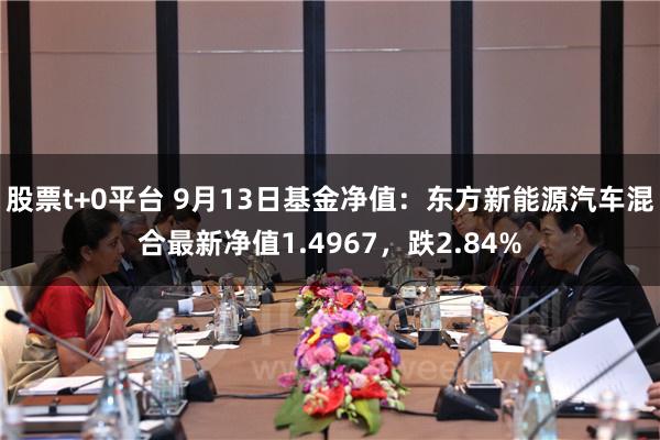 股票t+0平台 9月13日基金净值：东方新能源汽车混合最新净值1.4967，跌2.84%