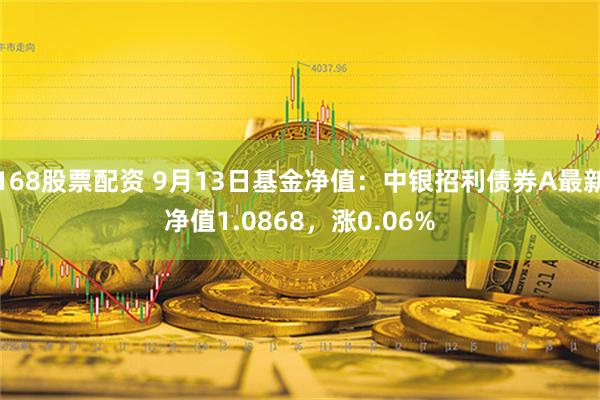 168股票配资 9月13日基金净值：中银招利债券A最新净值1.0868，涨0.06%