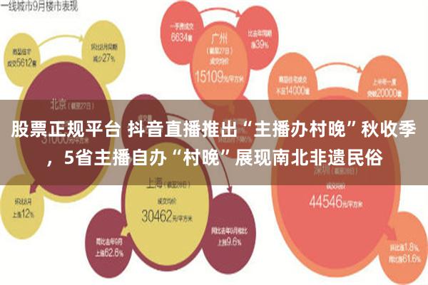 股票正规平台 抖音直播推出“主播办村晚”秋收季，5省主播自办“村晚”展现南北非遗民俗
