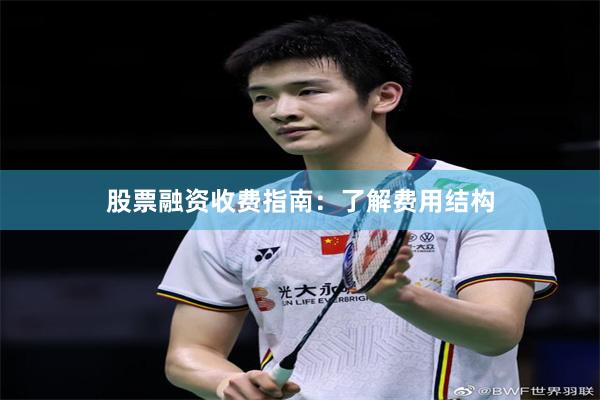 股票融资收费指南：了解费用结构