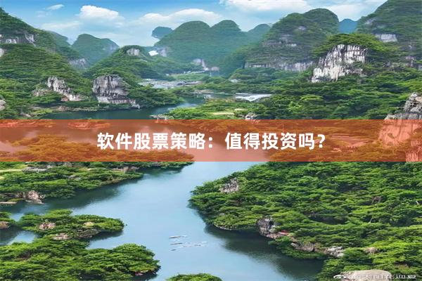 软件股票策略：值得投资吗？