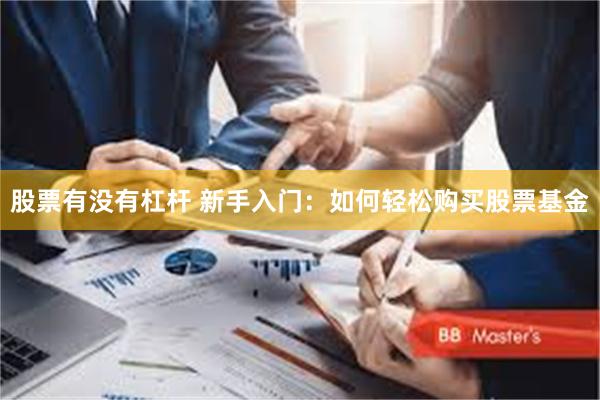 股票有没有杠杆 新手入门：如何轻松购买股票基金