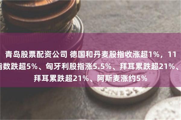 青岛股票配资公司 德国和丹麦股指收涨超1%，11月意大利银行指数跌超5%、匈牙利股指涨5.5%、拜耳累跌超21%、阿斯麦涨约5%