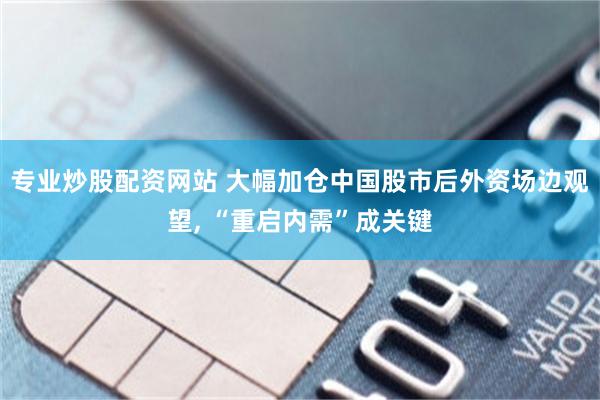 专业炒股配资网站 大幅加仓中国股市后外资场边观望, “重启内需”成关键