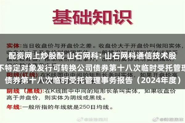 配资网上炒股配 山石网科: 山石网科通信技术股份有限公司2022年向不特定对象发行可转换公司债券第十八次临时受托管理事务报告（2024年度）