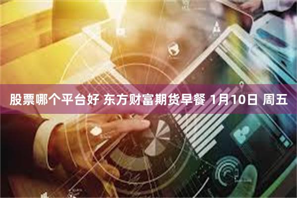 股票哪个平台好 东方财富期货早餐 1月10日 周五