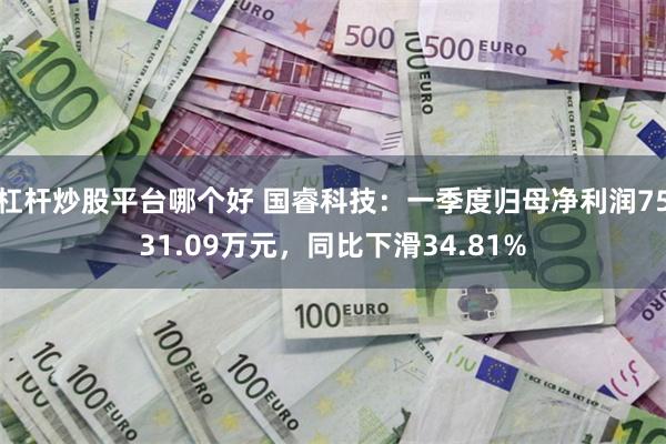 杠杆炒股平台哪个好 国睿科技：一季度归母净利润7531.09万元，同比下滑34.81%