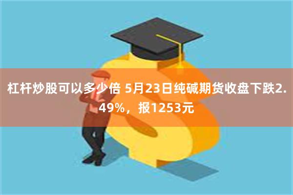 杠杆炒股可以多少倍 5月23日纯碱期货收盘下跌2.49%，报1253元